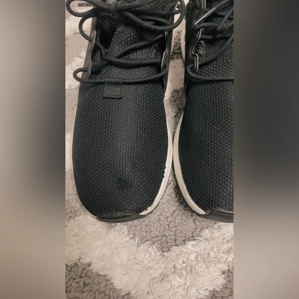 Adidas Black and Gray Running Shoes